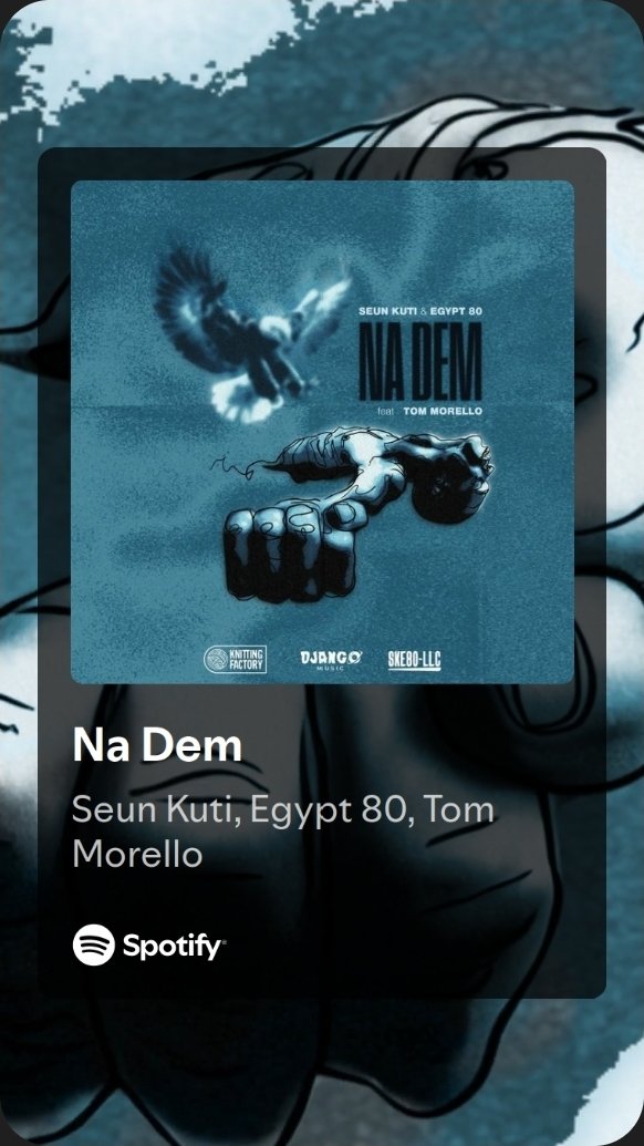 chidi308's tweet photo. @SaharaReporters Presently the #biggest song out of #africa @RealSeunKuti may the #ancestors continue to sustain your #voice #MOP #getthesax https://t.co/p82MFh4GPi