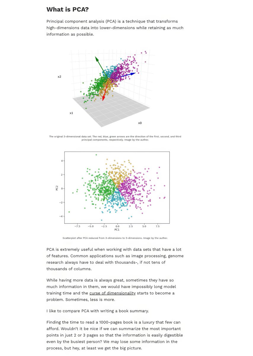gp_pulipaka's tweet photo. PCA Explained! #BigData #Analytics #DataScience #AI #MachineLearning #IoT #IIoT #Python #RStats #TensorFlow #Java #JavaScript #GoLang #CloudComputing #Serverless #DataScientist #Linux #Programming #Coding #100DaysofCode 
https://t.co/LKEHLknim8 https://t.co/MxrdGW5HL7
