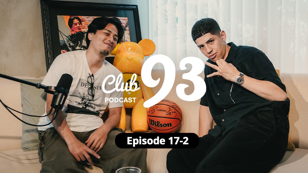 UNAVERAGE_YT's tweet photo. 🎙️Club 93 Podcast🎙️

Ep.17-2が配信スタート！
・俺たちのベストファイブ
・MVPニュービルは文句なし
・馬場と小酒部のDFの違い
・渡邊雄太が褒めていた市場
・黒川虎徹が好きです
・移籍の噂問題

▶ https://t.co/PsoRooNoNq

@YukiTogashi @veeeeeeeeeeo
#Club93Podcast https://t.co/GmNXCczXXB