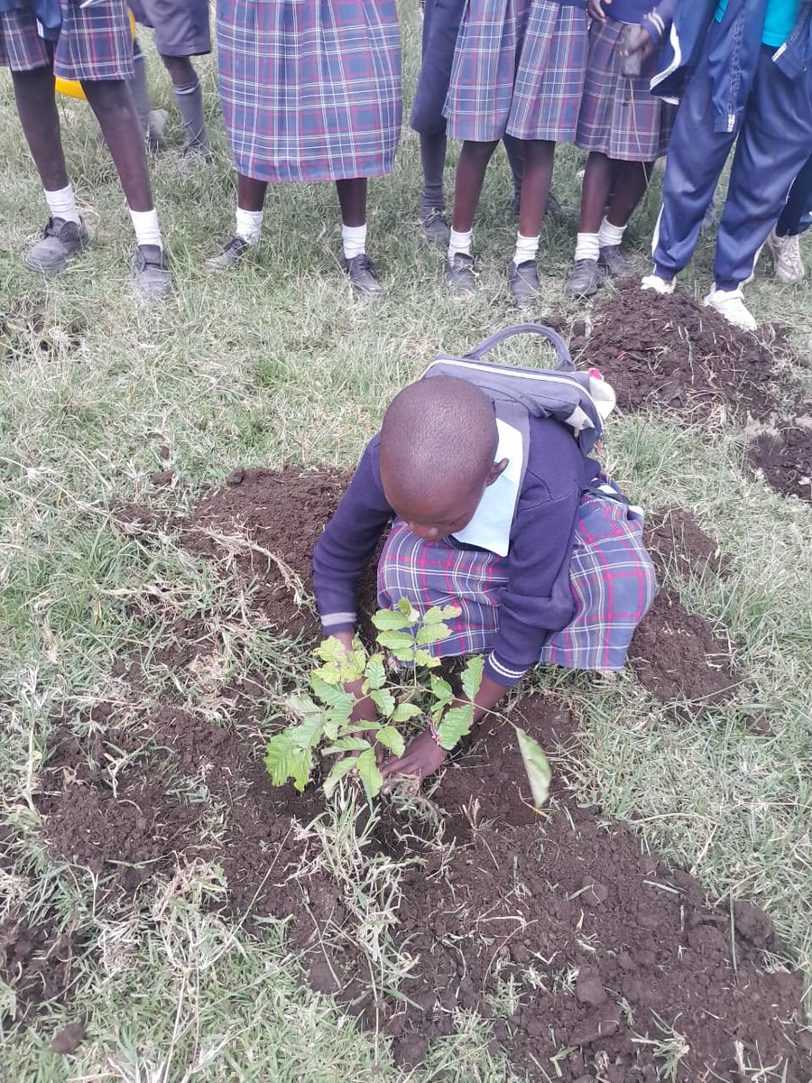EcoclimateKenya's tweet photo. #WorldEnvironmentDay 
Yesterday we visited another school in Nakuru to establish a student-led park. We're happy that the young ones are leading the future they want.
#Education #Sustainability #Restoration https://t.co/5t2r7TtqHK