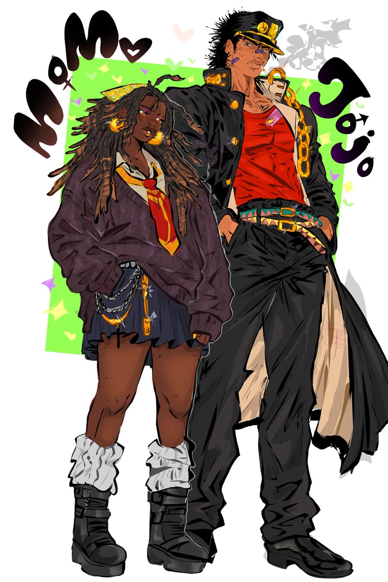 Spongebobobbin's tweet photo. momo-jojo💚💙
#ocxcanon l #oc l #jjba l https://t.co/Rc83tjxCWW