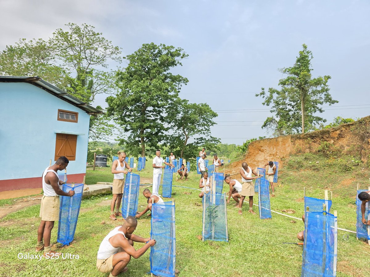6thAPBn's tweet photo. World Environment Day (WED)

The ideal time for tree plantation in Barak Valley is June through August due to the Southwest monsoon. But this year, early rains necessitated early planting.
@himantabiswa 
@HardiSpeaks 
@assampolice https://t.co/av7fXHRGIj