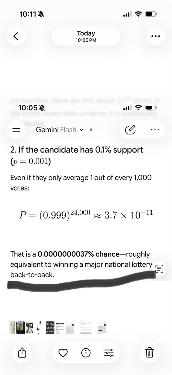 inversewire's tweet photo. @ianmSC I asked 4 AI models what was the statistical probability that Spencer Pratt received 0 out of 24,000 late night ballot drops. https://t.co/V7ZrjZAHoV