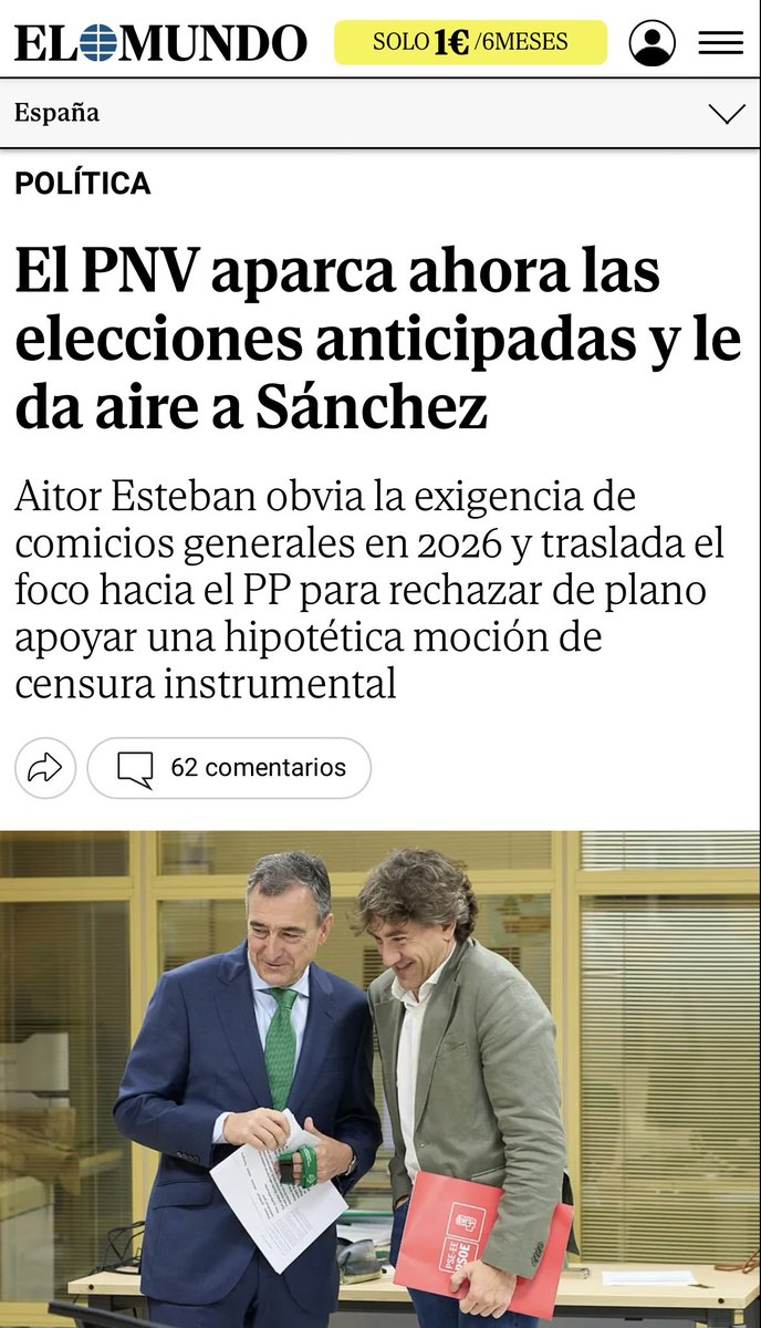 JILopezBas's tweet photo. El PNV es más sanchista ya que el PSOE. https://t.co/EhuVeQNhmx