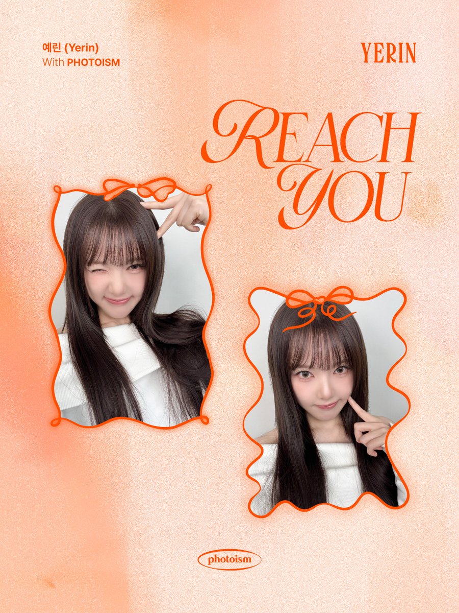 PhotoismJP's tweet photo. PHOTOISM X YERIN
ARTIST FRAME OPEN !

「YERIN」の4th Mini Album [REACH YOU]の発売を記念してアーティストフレームがオープンいたします。

Photoism全店舗で撮影をお楽しみ頂けます！

📅 06月09日(火) – 07月08日(水)

* 「Gap Factory Store ユニバーサル・シティウォーク大阪店」ではアーティストフレームの撮影は行えません。

ONLY IN PHOTOISM