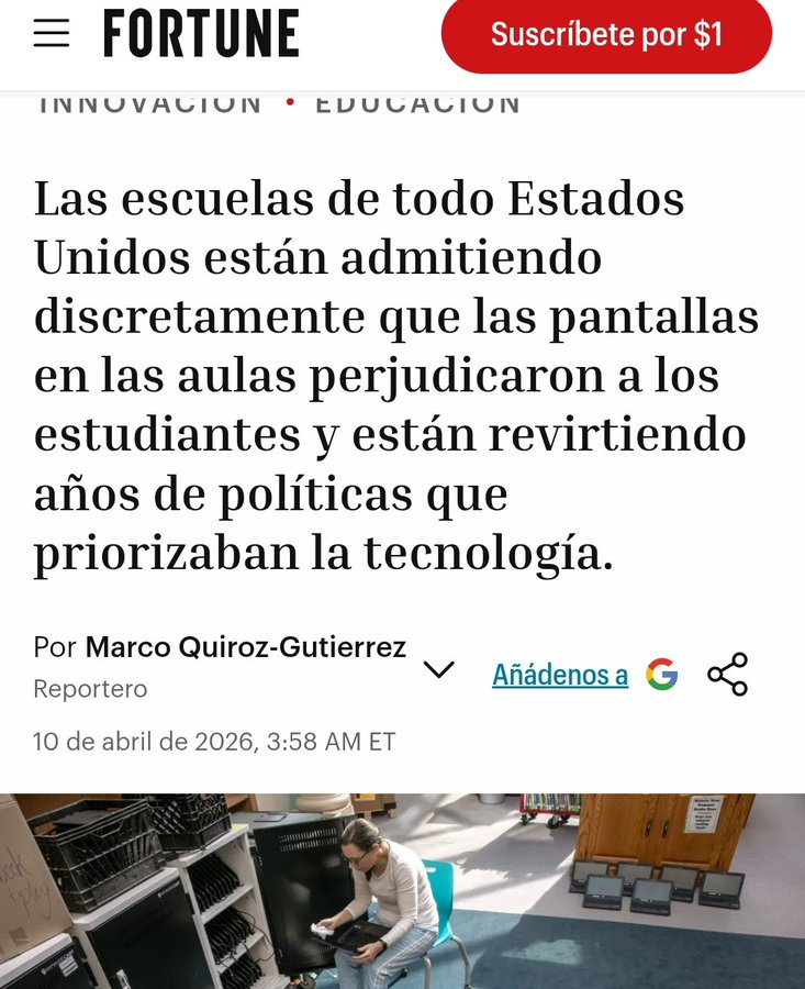 virginiog's tweet photo. La tendencia a un mejor coeficiente intelectual y capacidad cognitiva se ha roto  (PISA, TIMSS, PIRLS) en generación Z 

Exposición masiva a pantallas→ menor vocabulario, peor atención y menos pensamiento complejo
Declive de cerebro optimizado para TikTok https://t.co/HiUxY0Zbtt https://t.co/K24sNhgJoT