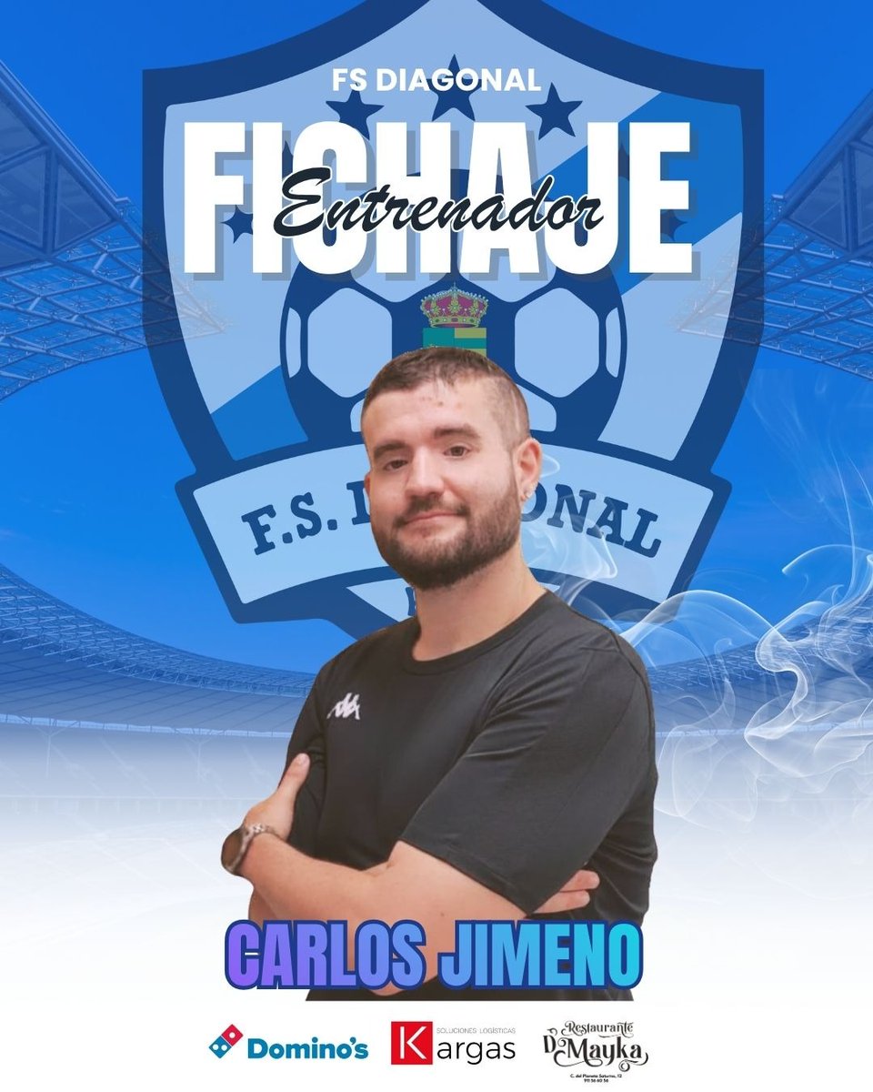 FSDiagonal's tweet photo. FICHAJE:
Nos alegra anunciar que el entrenador para la temporada 2026/2027 será Carlos Jimeno.

Gracias @Carlosj_fisio por elegir nuestro proyecto y ser uno más de la familia Diagonal 

#123Diagonal
#familiaDiagonal https://t.co/O5eU5HkLLq