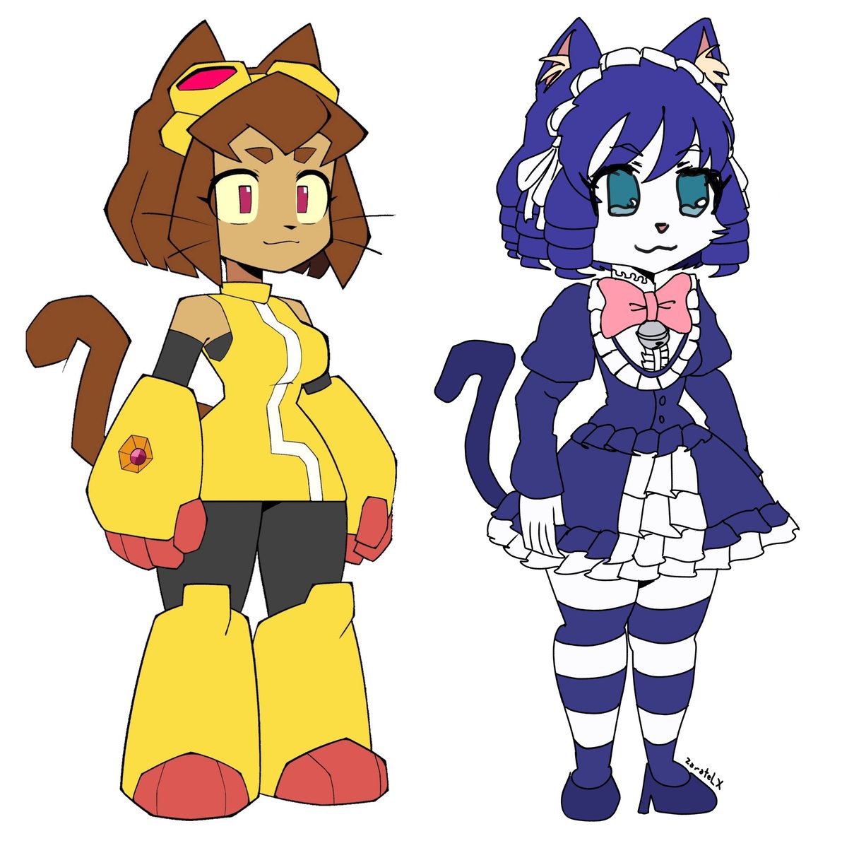 ZarateLX's tweet photo. Kit and Cyan Hijirikawa Gameoverse Style!
#gameoverse #SB69ファン創作 https://t.co/mXW3LUCMpj