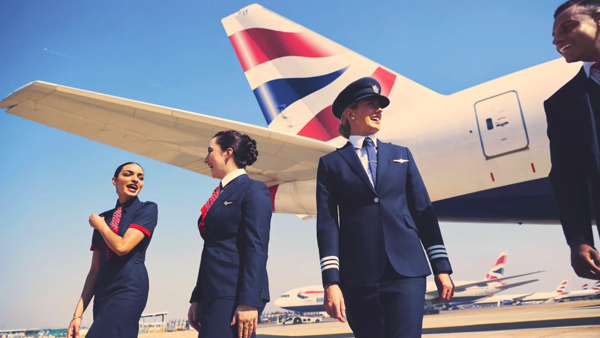 Aviationa2z's tweet photo. Drunk British Airways Crew Stood Down After Outrageous Hotel Lobby Claim✈️

@British_Airways (BA) has launched an internal investigation after a cabin crew member allegedly behaved inappropriately at a Belfast hotel. The carrier, which operates its main long-haul and short-haul network from London Heathrow Airport (LHR), has suspended four crew members while it reviews the claim.

The reported incident took place in the early hours at a hotel in Belfast, the Northern Irish city served by George Best Belfast City Airport (BHD).

Read in detail👇🔗
https://t.co/AK4FmfQ0J8
#Aviationnews #Britishairways #Britishairwayscrew