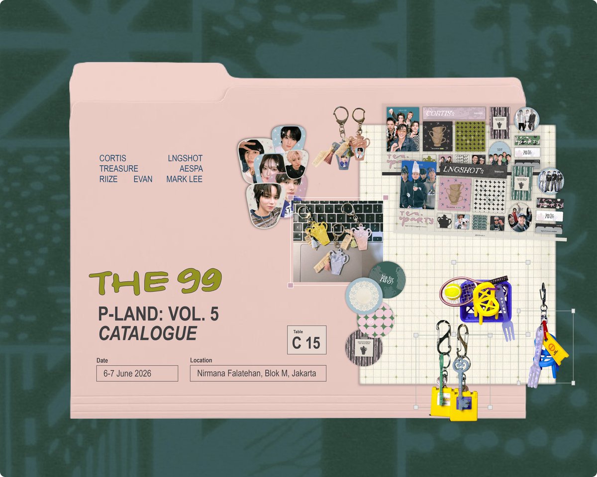 of__stars's tweet photo. the99 p-land: vol. 5 catalogue ⭒

𖦹 6-7 june 2026
𖦹 10.00 - 18.30
𖦹 table c15 (3rd floor, hall c)
𖦹 nirmana falatehan, blok m, jakarta

see you there! 

#plandvol5 @plandartmarket https://t.co/LGzheo3aa7