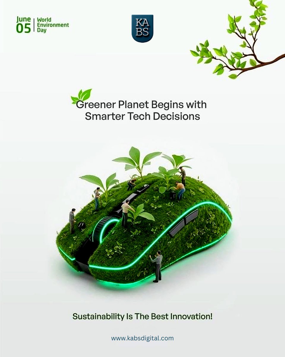 KabsDigital's tweet photo. Code smarter. Consume less. Innovate sustainably.
A greener planet begins with smarter tech decisions.
#WorldEnvironmentDay #GreenTech #SustainableInnovation #EcoFriendlyTech #TechnologyForTomorrow https://t.co/8ZkubWmnVF