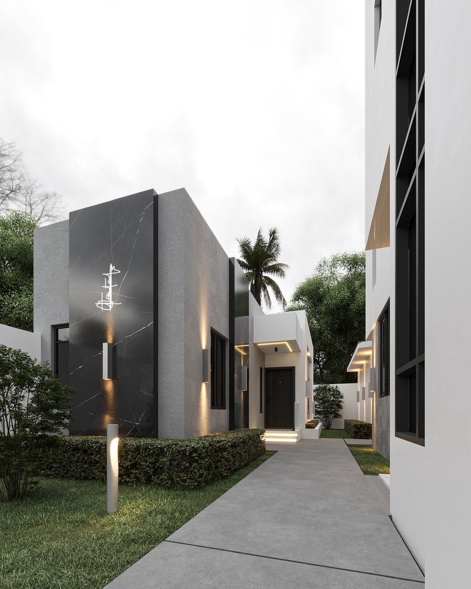 temitoayoo's tweet photo. A five bedroom home design with its BQ and pool. https://t.co/d3aLKUdG5p