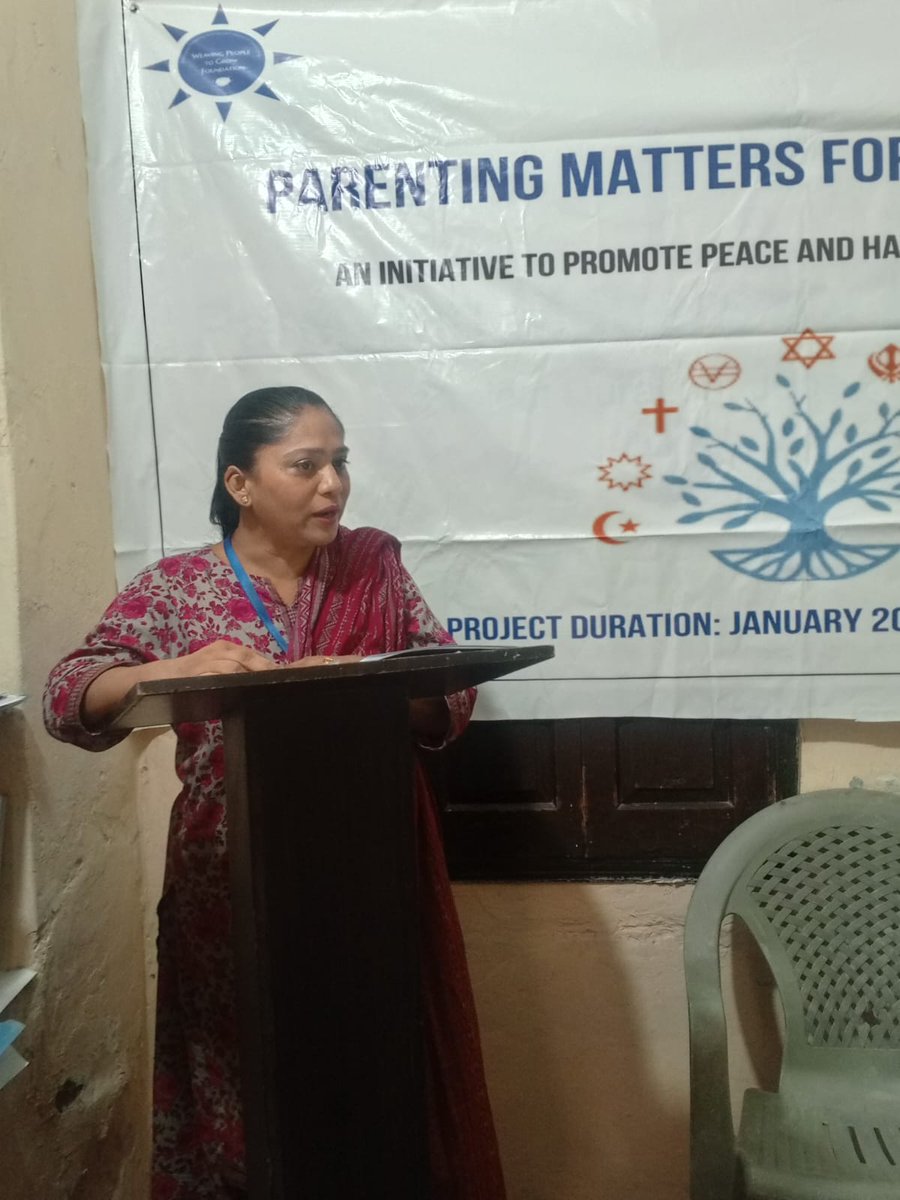 KiranSamuel's tweet photo. Weaving People to Grow Foundation in collaboration with Action for Impact held a session on Parent’s Mental Health and  Interfaith Harmony in Rawalpindi on June 4, 2026. Parents can develop confidence, empathy and respect for others in their chidren through positive parenting. https://t.co/XxT0SOE7W7