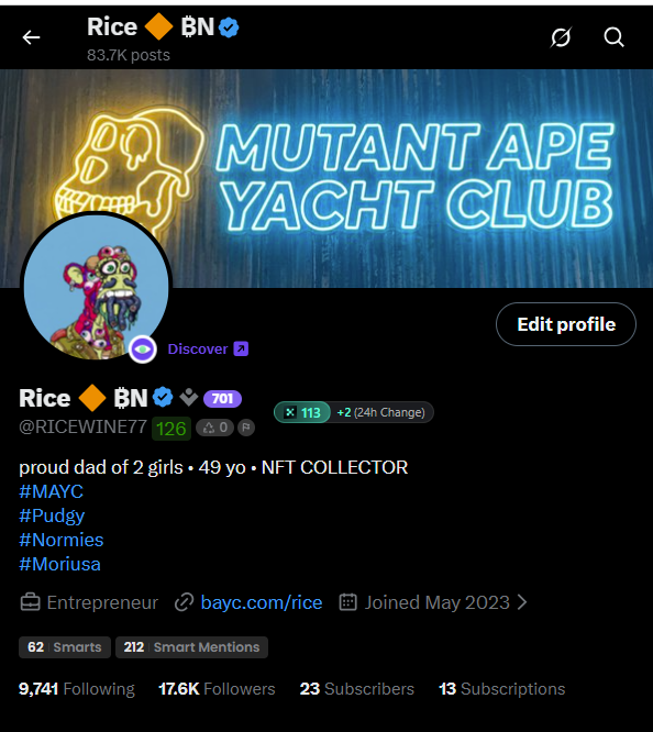 Rice 🔶 ₿N tweet media