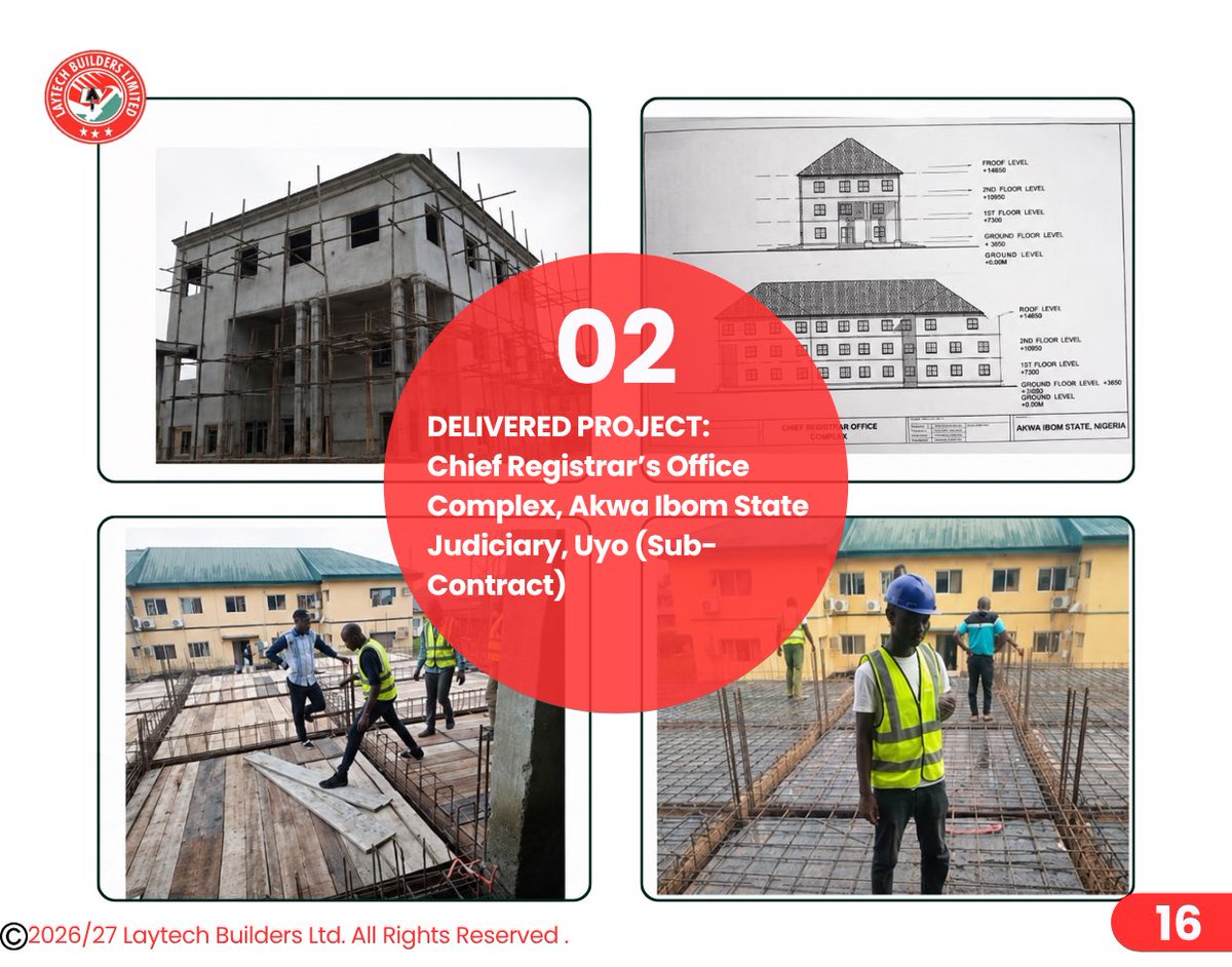 Laytechbuilders's tweet photo. Our Projects:

Kindly find attached the company profile of Laytech Builders Limited for your review.

📞 +234 816 058 8408
🌐 https://t.co/sZQdSLeqGR
📱 @Laytechbuilders https://t.co/JUiFyRoM3p