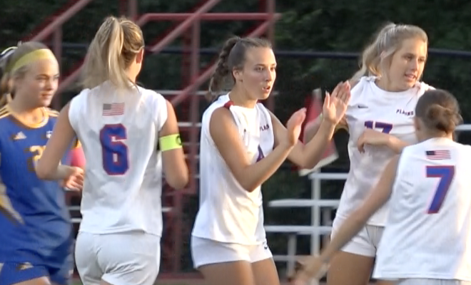 Channel1450com's tweet photo. Caroline Willenborg scored two goals, Callie Wagner, Bailey Leach and Grace Sabatka each scored one in the first half of the Class 1A state semifinal

Highlights from Pleasant Plains' win to move them to 26-0-2

Watch:
https://t.co/R1SqnLya9y https://t.co/5BQhgJcN3M