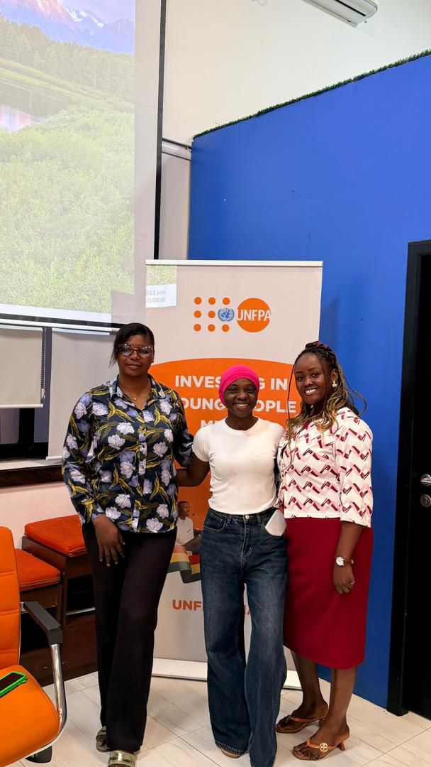 TheALIorg's tweet photo. TheALI YFLs in Ghana - Akosua,Olivia and Aishatu attended @NEPAD_Agency Youth &amp; Women Meet &amp; Greet @UNFPAGhana 
They joined key discussions on gender equality,governance,economic empowerment &amp; innovation for systemic local impact.
We celebrate them👏
#BlackGirlYourDreamsAreValid https://t.co/CYlL8AoTbo