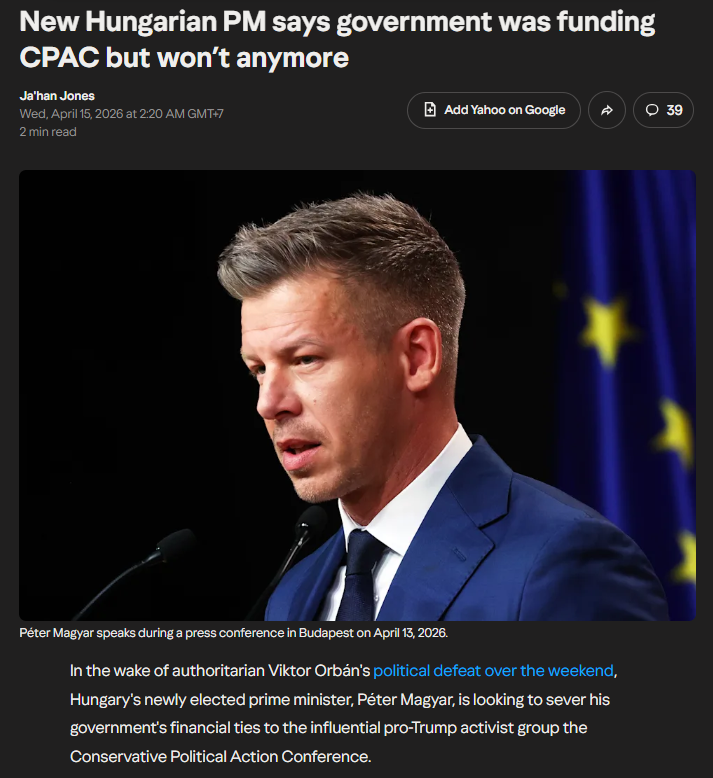 krellius4's tweet photo. @JDSD_91 @RepClayHiggins @SapphireCe He is Taking money from CPAC, which was funded using Hungarian Taxpayers' corrupted by Viktor Orban, which aligned with Putin.
You have to ask why would he want to halt US manufacturing and drive away jobs from US?
https://t.co/dZQFlRgUKH https://t.co/oWR5aGM60t