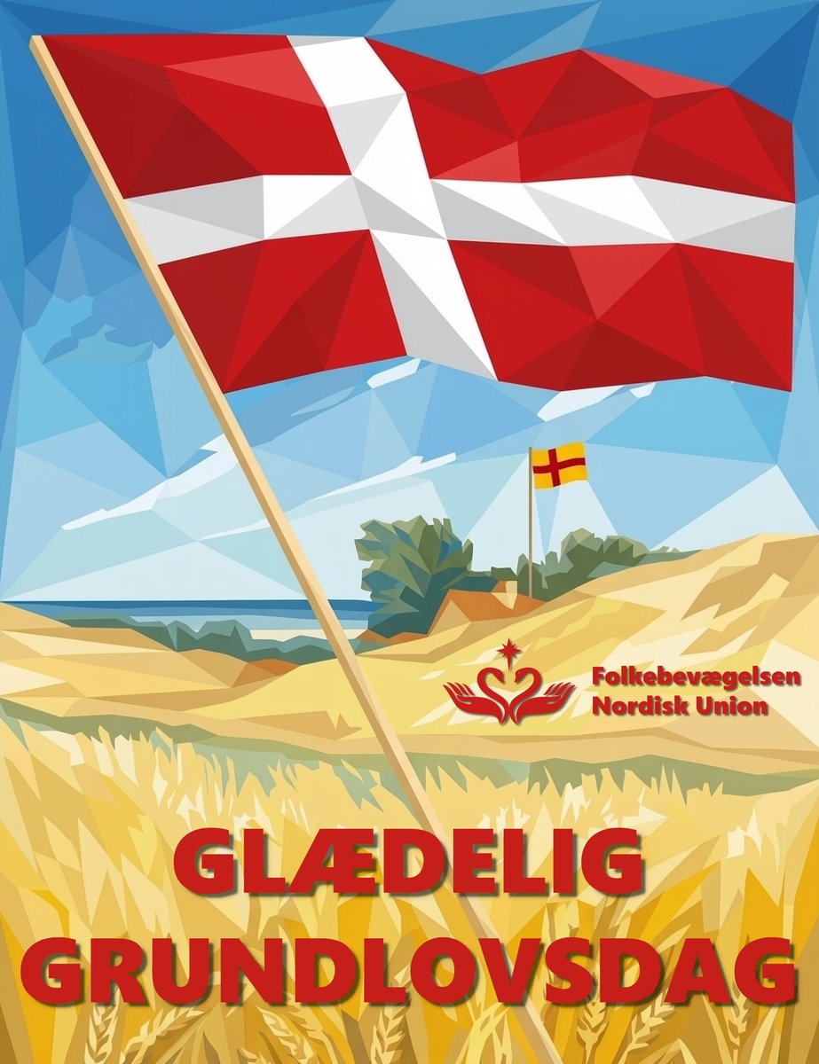 FbNordiskUnion's tweet photo. Fra hele FBNU ønskes alle danskere en glædelig grundlovsdag.
#grundlovsdag #danmark #nordiskunion #nordicunion https://t.co/HfmF1C0RKI