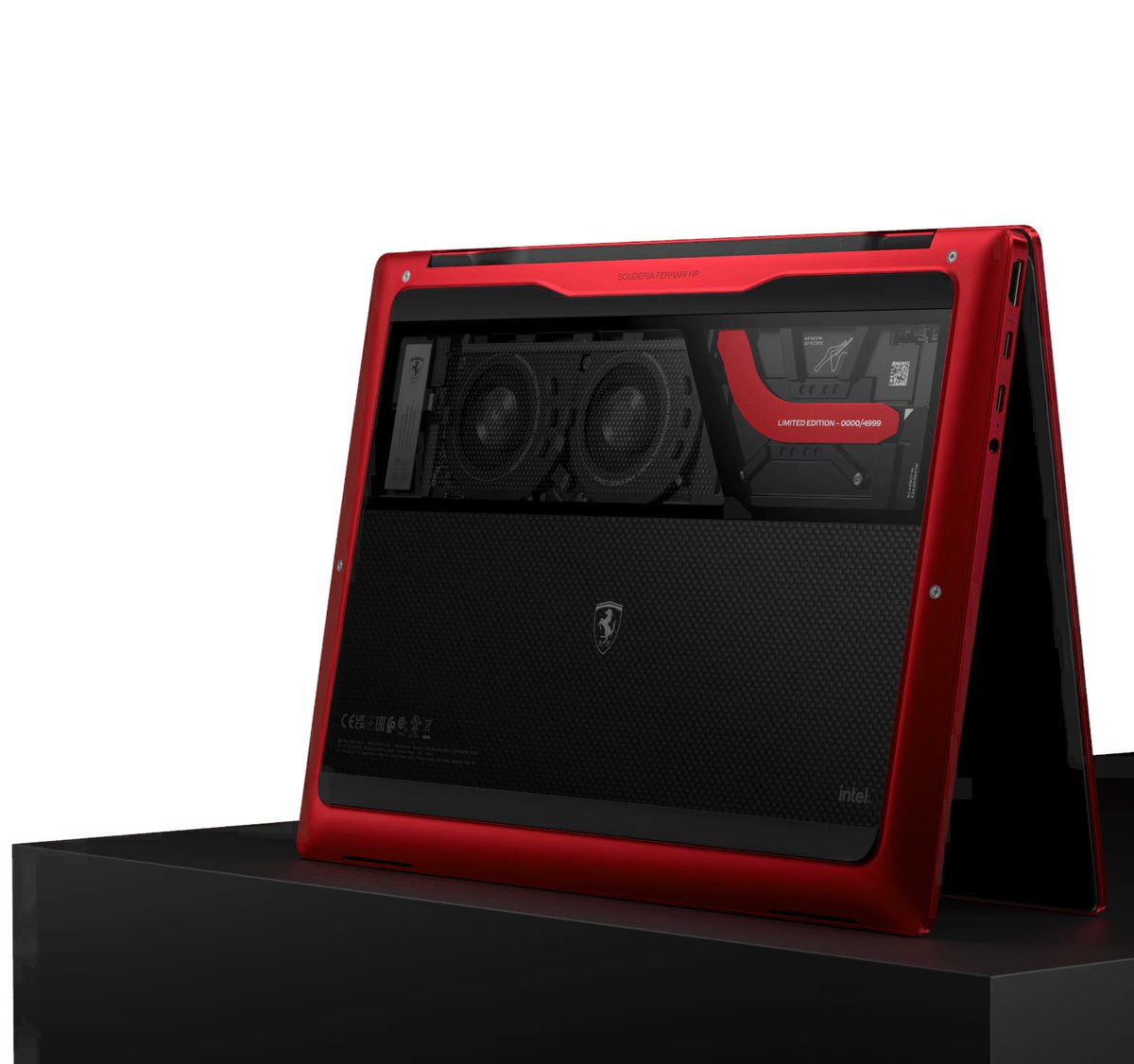 stufflistings's tweet photo. HP and Ferrari have collaborated on this one.

Tandem OLED+ touch display, Intel Core ultra chip, glass  haptic trackpad.

The HP x Scuderia Ferrari AI PC... https://t.co/PY6X11isfU