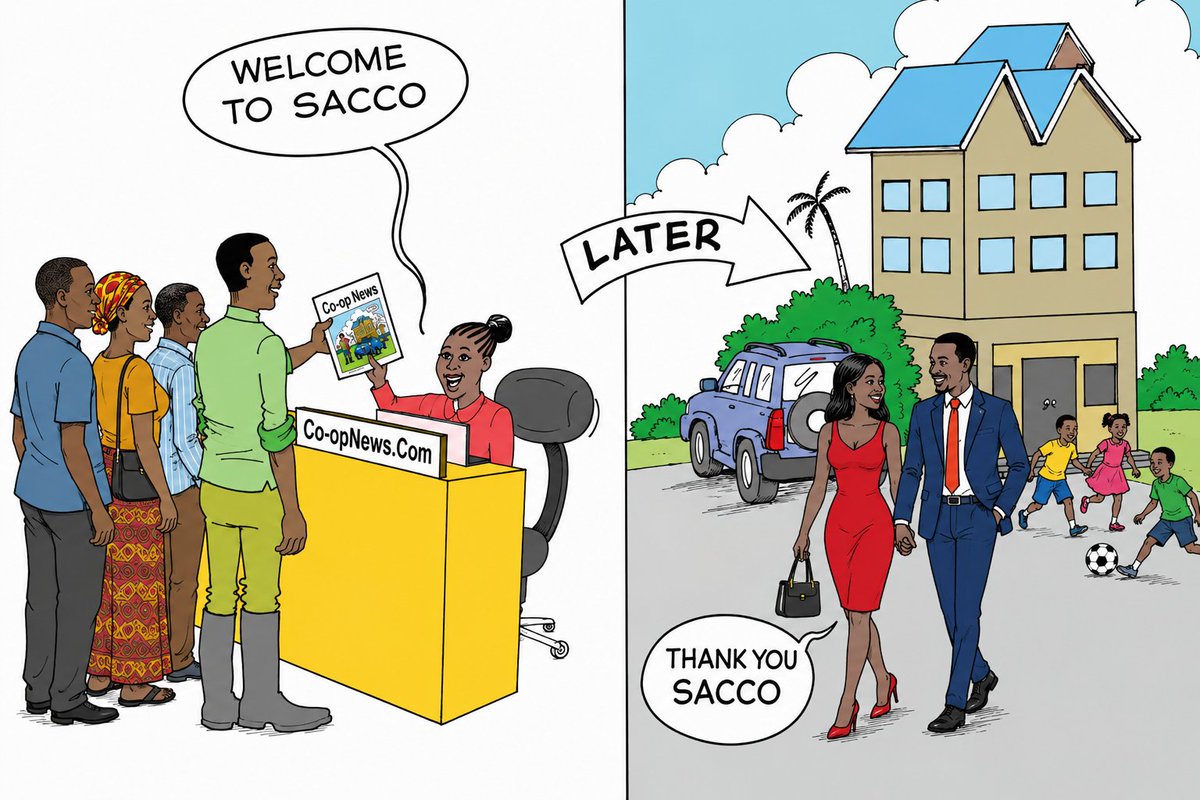 Coopnewsmedia's tweet photo. The journey to success through Sacco
Discover, save, invest and grow
#cooperatives #coopnews #Coopsday #Saccos https://t.co/ls0Ocv2UqY