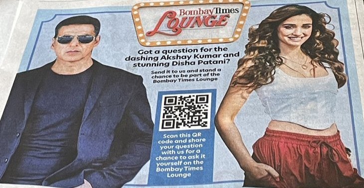 Shivam_Akkian's tweet photo. Khiladi #AkshayKumar and #DishaPatani are all set to attend the Bombay Times Lounge on 12th June for the promotions of #WelcomeToTheJungle. https://t.co/QzJRPW166w