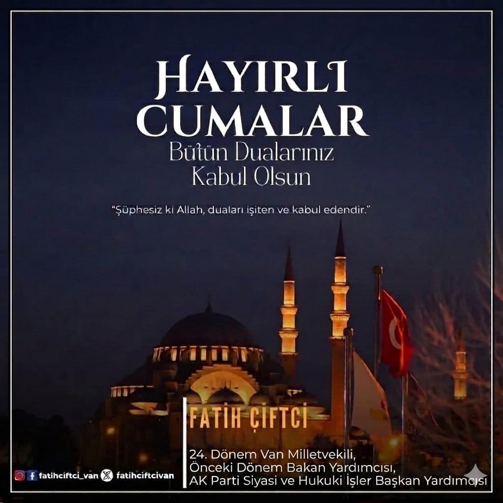 Fatihciftcivan's tweet photo. “Şüphesiz ki Allah, duaları işiten ve kabul edendir.”
Bütün dualarımız kabul olsun.

Hayırlı Cumalar. https://t.co/lD3HtLVJs5