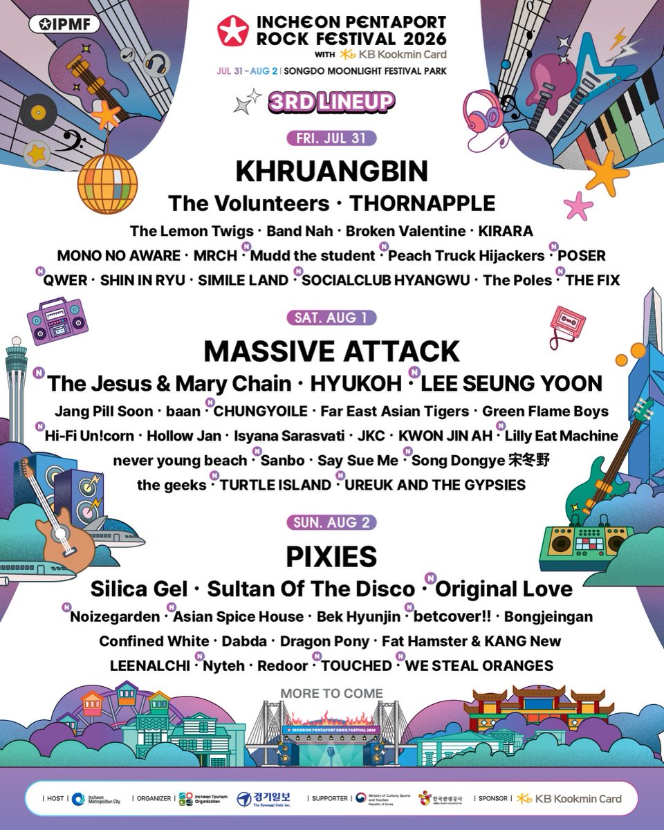kyuudap's tweet photo. #QWER IS PART OF THE INCHEON PENTAPORT ROCK FESTIVAL 2026 LINEUP 

THIS IS THEIR THIRD CONSECUTIVE APPEARANCE IN PENTAPORT LET'S GO https://t.co/fqOo1gmJwP