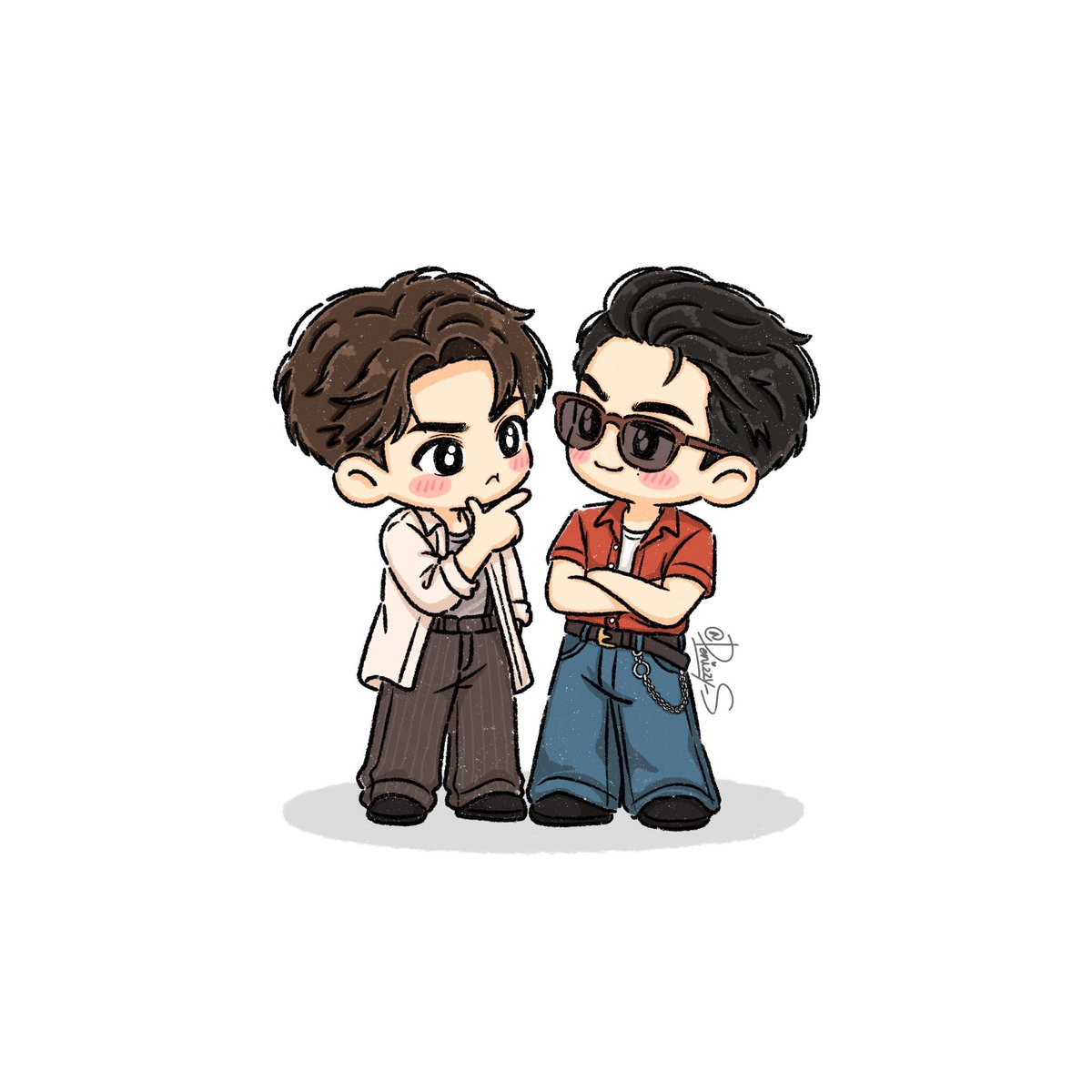 denizzy_s's tweet photo. วาดไว้ 2 วันก่อนที่จะติดเหลืองติดแดง จนตอนนี้โดนติดธงแดงเรียบร้อย แต่ก็อยากลง ไม่รู้จะมีใครเห็นภาพป๋มมั้ย 🥹 https://t.co/Mq1ZRH3ukP