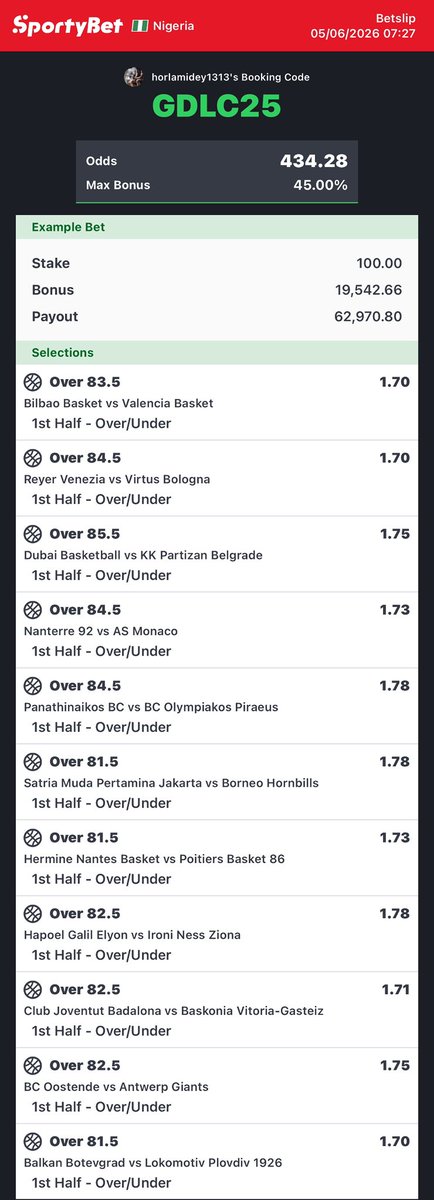 Dc_Sunnyfresh's tweet photo. BB HT OVER 17 GAMES 19.5K ODDS 

ZTBNF6 (19.5K)✍️ S4N70W.(533)

GDLC25. (434).         NH1D9Z. (189) https://t.co/P8tltNq6Ns