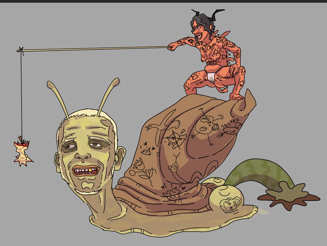 trumptai69's tweet photo. @Felted_Imp I like how Ian got a tattoo of you on his shell https://t.co/kE3nSoCC5l
