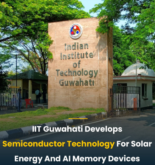 AssamTrendts9v's tweet photo. IIT Guwahati researchers have developed a hybrid 
perovskite semiconductor that could improve solar 
energy harvesting and power next-generation AI 
memory devices.

#IITGuwahati #AI #SolarEnergy #Assam https://t.co/RpdxlUgTOk