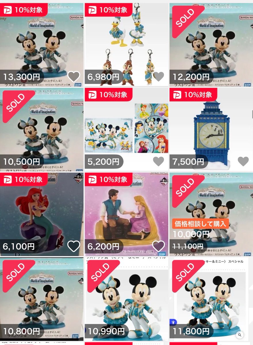 ディズニーくじ、現実は厳しめ】 本日発売 一番くじ 〈Disney〉 World
