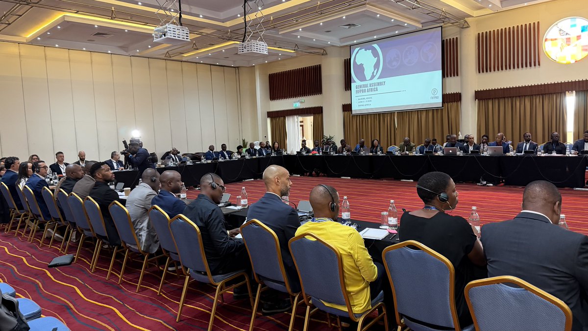 kefwaofficial's tweet photo. Delegates continue engaging in important discussions on player welfare, women's football, employment rights, commercial opportunities, and the future of player representation across Africa.
Together, we are strengthening the voice of footballers.

#fifpro @FIFProAfrica @FIFPRO https://t.co/DfrpGX9Sx6