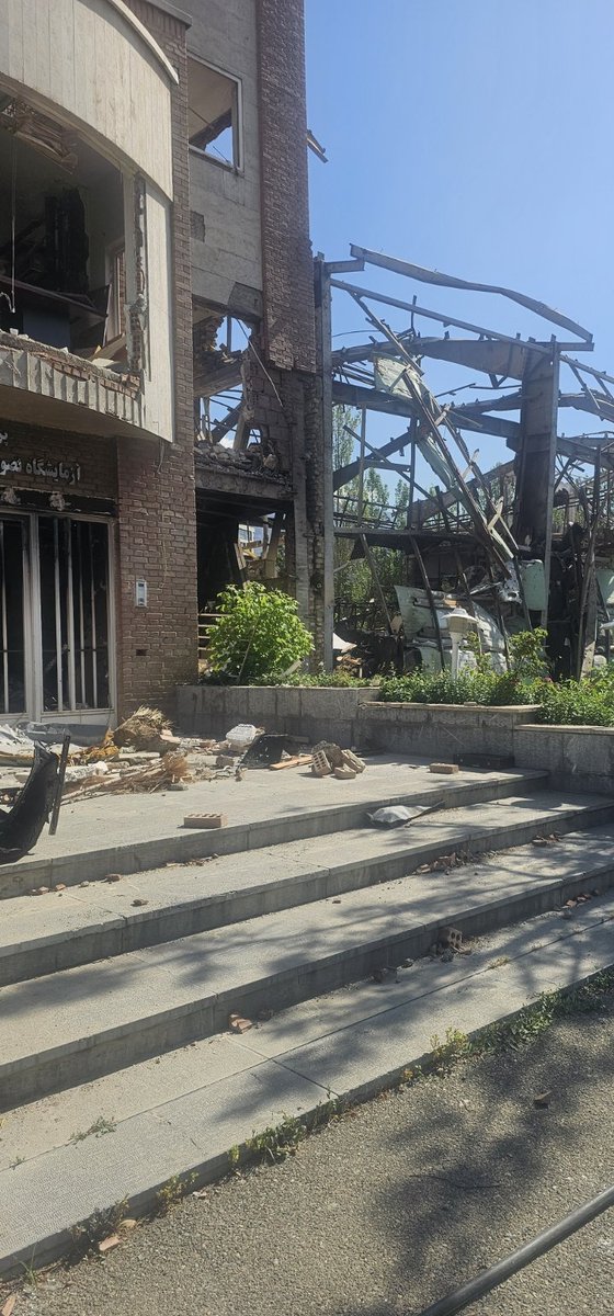 wallacemick's tweet photo. The US deliberately destroyed the world renowned Shahid Beheshti University in Tehran, including the Student accommodation. The US + Israel hit 31 Universities in Iran in just 39 days of bombing. These were War Crimes and acts of Barbarism... https://t.co/bZf3edCUXV
