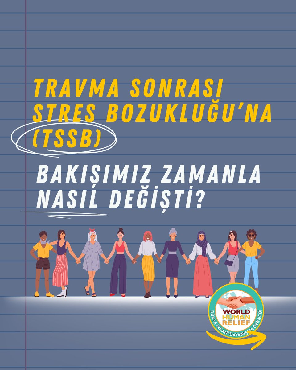 WorldHumanRel's tweet photo. 📌 Travma denince uzun süre insanların aklına sadece savaş geldi. Bunun nedeni tıp ve psikiyatri büyük ölçüde erkek deneyimleri üzerinden gelişmesiydi. Kadınların deneyimleri uzun süre görünmez bırakıldı. 

📌 Uzun yıllar boyunca özellikle kadınların yaşadığı cinsel şiddet ve istismar, travma olarak görülmedi. Özellikle aile içi şiddet, cinsel saldırı ve çocukluk çağı istismarları uzun yıllar boyunca ya konuşulmuyor ya da bireysel bir sorun olarak görülüyordu.

📌 Bugün biliyoruz ki, kadınlar Travma Sonrası Stres Bozukluğu açısından erkeklere göre yaklaşık 2 kat daha yüksek risk altında. Bu fark biyolojik değil. Temel neden kadınların yaşamları boyunca maruz kaldıkları cinsel şiddet, partner şiddeti, çocukluk çağı istismarı ve toplumsal cinsiyete dayalı şiddetin yaygınlığıdır.

📌 Travmaya bakışımız değişti ancak kadınların maruz kaldığı şiddetin boyutları değişmedi. TSSB Farkındalık Ayı’nda travmayı konuşurken, kadınların yaşadığı şiddeti ve bunun ruh sağlığı üzerindeki etkilerini görünür kılmak hala büyük bir sorumluluk. 

#travmasonrasıstresbozukluğu