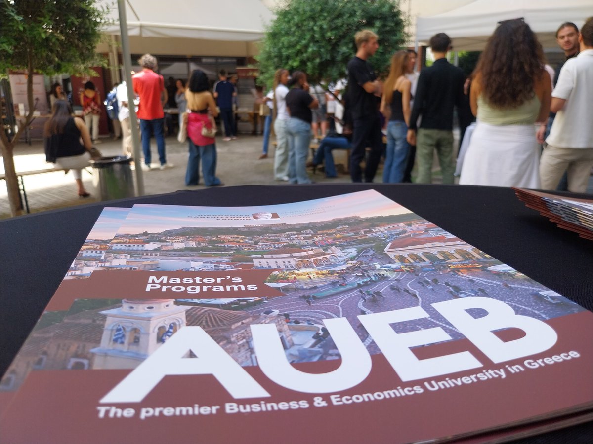 AUEB's tweet photo. 🎓 Με επιτυχία ολοκληρώθηκε η Παρουσίαση των Αγγλόφωνων Προγραμμάτων Μεταπτυχιακών Σπουδών του Οικονομικού Πανεπιστημίου Αθηνών
🚀
https://t.co/sRH4QaFLwA
#AUEB #MastersPrograms #GraduateStudies #InternationalEducation #StudyInGreece #HigherEducation #AcademicExcellence https://t.co/aKFkistAuo