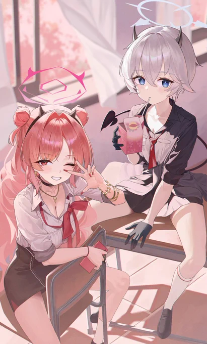 キララ&エリカ #ブルアカ