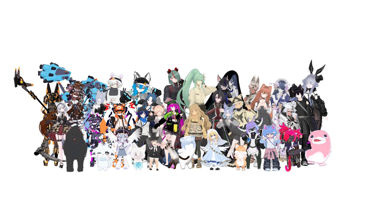 vrc_rereren's tweet photo. うちにいる40人のアバターで撮影してきた！！！ https://t.co/a8w7naIj8N