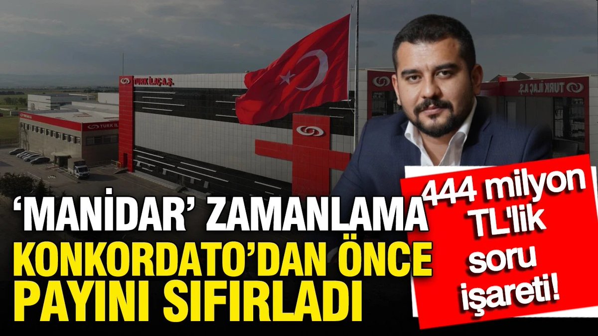volkan_giritli's tweet photo. 📌Türk İlaç ve Serum Sanayi (#TRILC) konkordato ilan ediyor, konkordatodan önce güzel bilanço açıklıyor, Kap'lar atıyor, 2 ay önce de %500 üzeri bedelsiz yapıyor, tüm bu süreçte hisse yukarı sürülüyor, hisse yukarı sürülürken genel müdür 444 Milyon liralık hisse satıyor ve payını sıfırlıyor. Konkordato ilan eden şirketin %73'ü halka açık...
Tüm bunlar olurken SPK sadece izliyor.
Oysa ki Genel Müdürünün paylarını sattığı hissede fonlar da paylarını satıyor, hisse tamamen KY'nin kucağına bırakılıyor.
Ve nihayet tahtası kapatılıyor, #SPK Hisseyi Yakın İzleme Pazarına alıyor.
Şu pis işte bile nerden bakarsan 3-4 Milyar kilitlediler millete. 
#borsa #ekonomi #bist #bist100 #konkordato