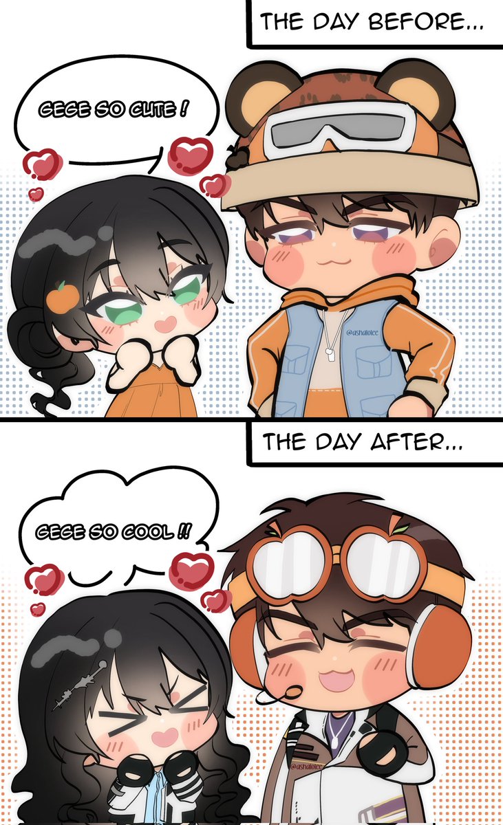 ashalolee's tweet photo. two new outfits for gege!! #夏以昼 #Caleb #LoveandDeepspace #マヒル https://t.co/ah1fskOX4z
