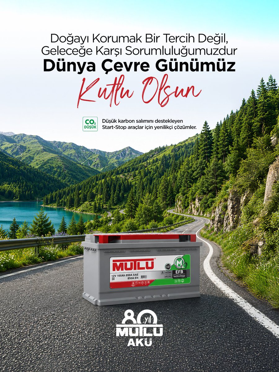 mutluaku's tweet photo. Doğayı korumak bir tercih değil, gelecek nesillere karşı ortak sorumluluğumuzdur. 🌿

Düşük karbon salımını destekleyen teknolojilerimizle bugün attığımız her adımın yarına değer katacağına inanıyoruz.

5 Haziran Dünya Çevre Günü kutlu olsun!

#MutluAkü #DünyaÇevreGünü https://t.co/Tl5ZwImSZw