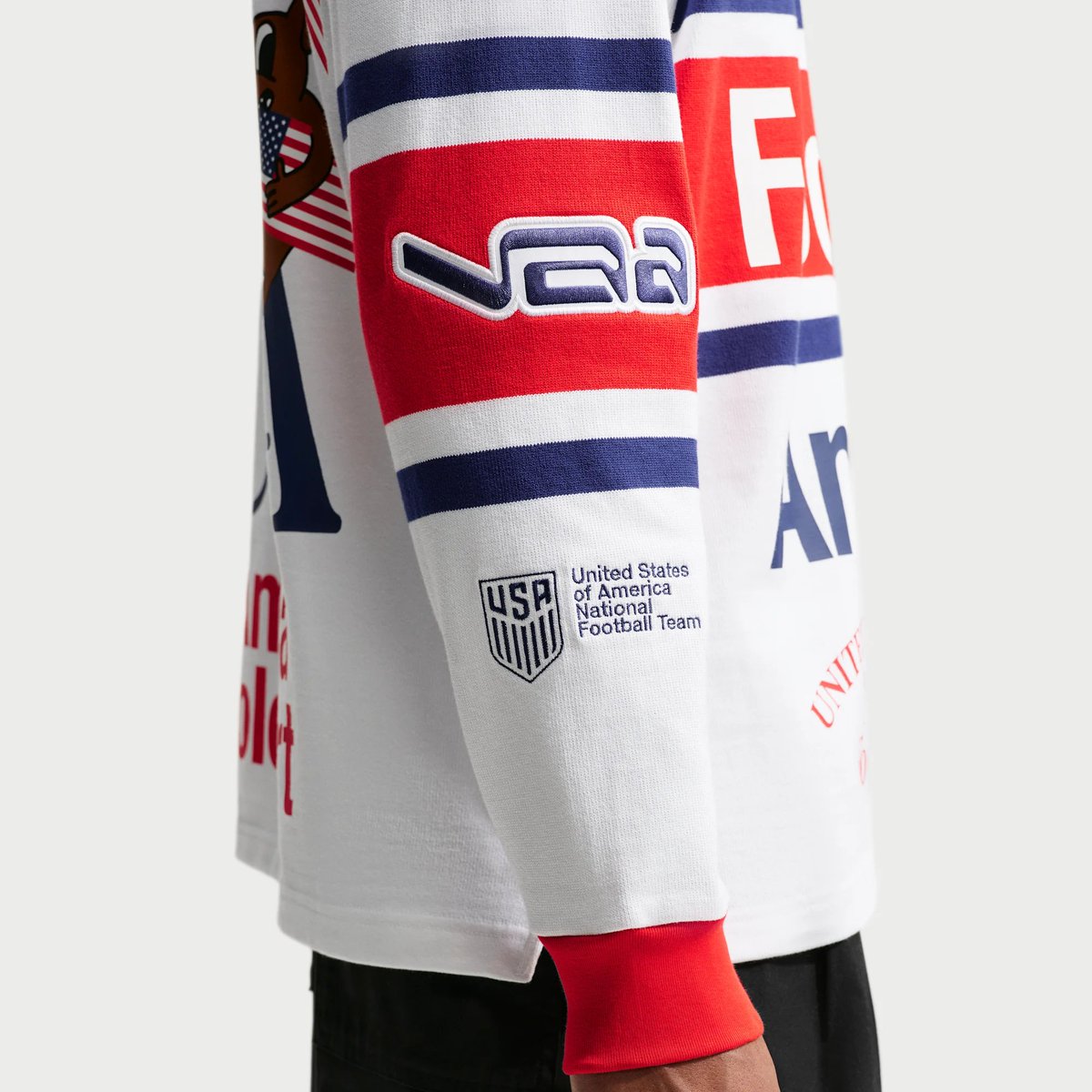 USA x VAA メンズ ロングスリーブ ラグビートップス IM3227-100 ¥16500
