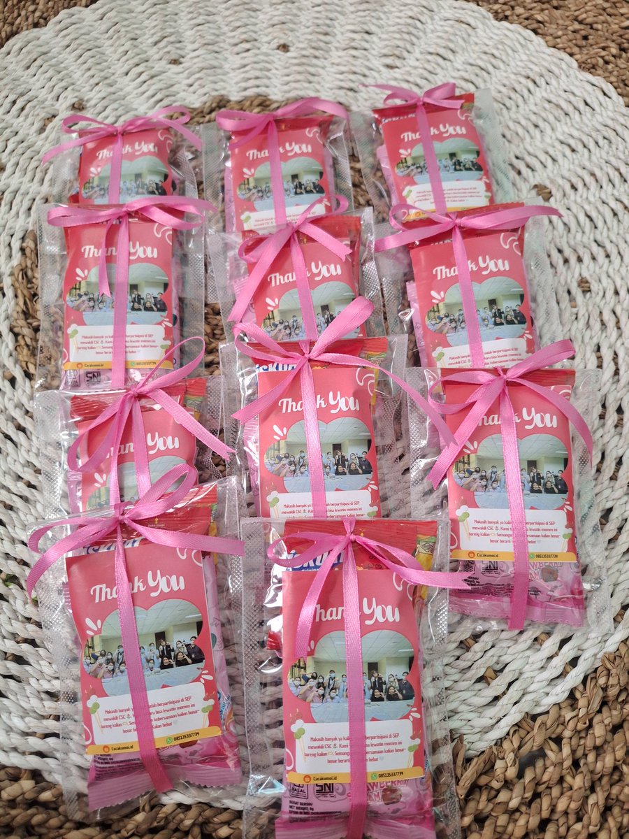 RizkaLailatulH1's tweet photo. Minisnack segala acara🩷
Req ucapan ✅️
Cstm fto✅️
Cstm Warna✅️
Bisa buat segala acara ya
Ordr bisa inbox/shopee ya. Linknya ada dbawah
https://t.co/7Fg6EFsIsI
#Minisnack
#minigift https://t.co/tmcGBrbObW