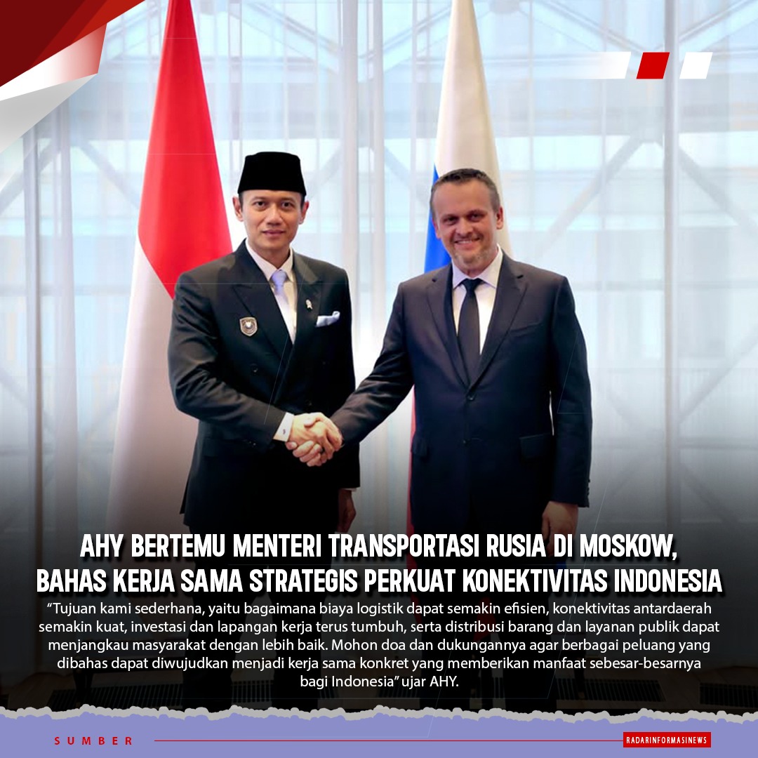 SillBee22's tweet photo. Kerjasama RI Rusia menunjukkan komitmen kedua negara dalam membangun hubungan yang produktif dan berkelanjutan. sinergi di berbagai sektor menjadi fondasi penting untuk menghadapi tantangan global dan menciptakan peluang baru. #AHYBangunKemitraan https://t.co/sGOlOgRi1y