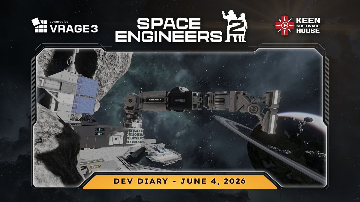 KeenSWH's tweet photo. Marek's new Dev Diary is out! Ultimate Control

🔶 Scriptless control - SE2 Event Controller will be amazing! 
🔶 Control Panels, Light Panels
🔶 SE2 NPCs will hunt you down! 

Read here 👉 https://t.co/uA4zsuQpuw

Question: What will be your first Event Controller contraption? https://t.co/cogxPK6NOn