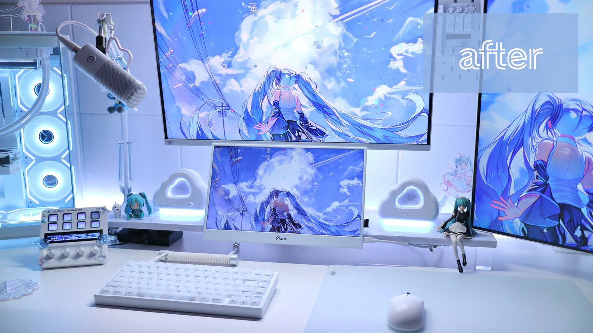 PR #minotel #desksetup minotel様(@minotel_office)より︎︎☁雲の形