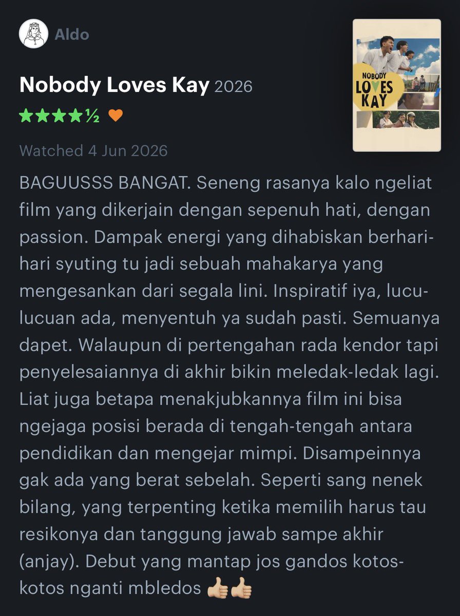 fluimucill's tweet photo. ada film bagus di bioskop gess https://t.co/RhI7TOUPfy