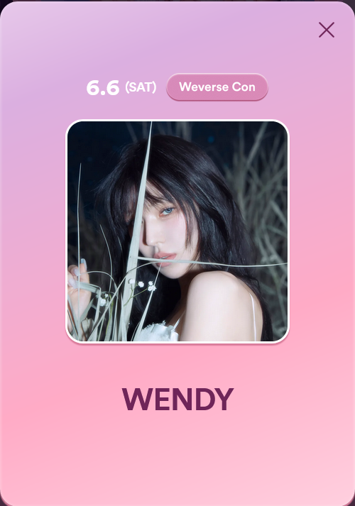 LiteFairyy's tweet photo. เริ่มจากวันนี้ไปถึงวันอาทิตย์ น้องวานมีงานรัวๆ🩵🔥 #WENDY

Fri 5 June - The Scout
📺ENA
⏰8 pm KST

Sat 6 June - Weverse Con Festival 2026
📍KSPO Dome / Online live streaming
⏰6 pm KST

Sun 7 June - K-PULSE HANOI 2026
📍My Dinh National Stadium
⏰7 pm - 10 pm (เวลาไทย)

//ขากลับ จะไฟล์ทเดียวกันเลยมั้ย น้องวาน สาวๆฟรอมิสไนน์ ควอนอึนบี