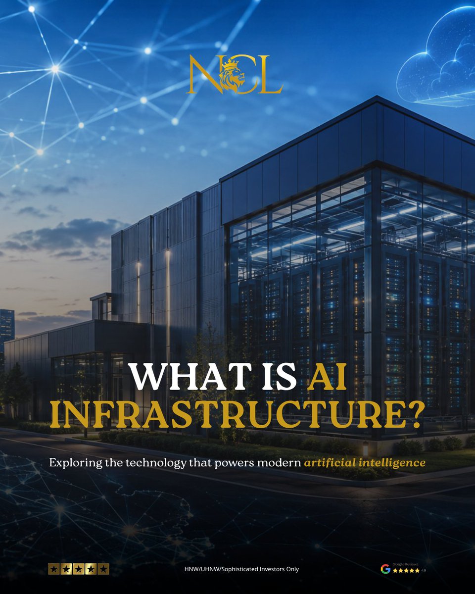 Newcapitallink's tweet photo. Artificial intelligence is becoming part of everyday life, but what powers it behind the scenes?

AI infrastructure includes the data centres, high-performance computing, networking systems and cloud technology that enable AI to function at scale.

Capital is at risk. https://t.co/qAcMCESUV1